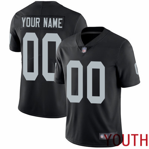 Limited Black Youth Home Jersey NFL Customized Football Oakland Raiders Vapor Untouchable->customized nfl jersey->Custom Jersey